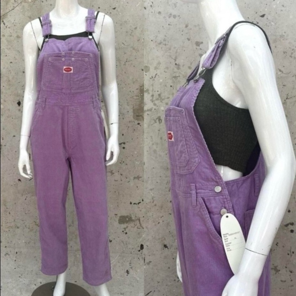 Vintage 90’s/Y2K Revolt Corduroy Overalls - Juniors - Violet